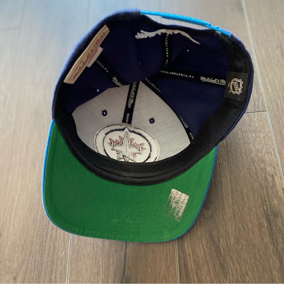 MITCHELL & NESS | Winnipeg Jets NHL hockey flat brim snapback cap hat - Picture 4 of 4
